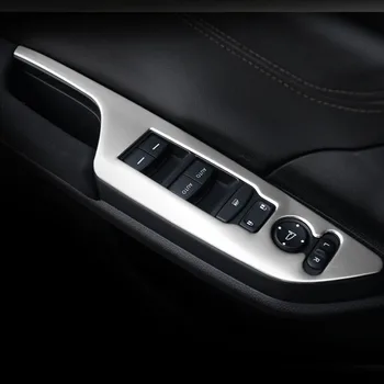 

For Honda Civic 10th 2016 2017 Stainless steel Door Window glass Lift Control Switch Panel cover trim car styling Accessories