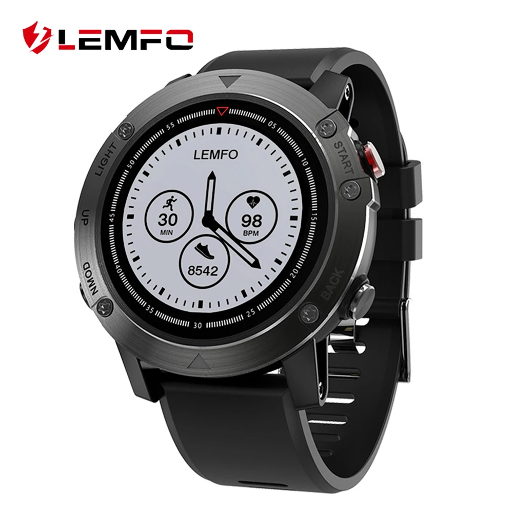 

LEMFO LES3 GPS Smart Watch IP68 Waterproof Smartwatch Pedometer Heart Rate Monitor Multiple Sport Modes Sports Wrist Watch Men