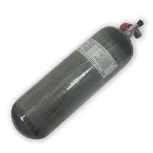 AC10911 Paintbal PCP Use Tank 9L CE Carbon Fiber 4500psi Gas Cylinder SCUBA Tank For Airforce Condor M18*1.5 Pcp Acecare