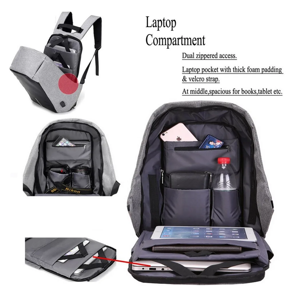 Wonderlijk Kaufen Billig 17.3 17 15 15.6 Inch Laptop Tas Anti Diefstal Rugzak XC-82