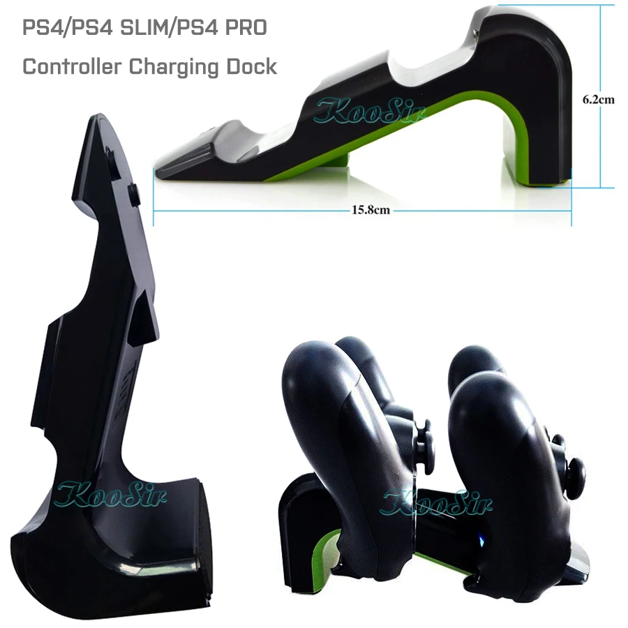 

PS 4 Pro Wireless Controller Dual USB Charging Dock Station PS4 Slim Handle Joystick Charger Stand for Playstation 4 Games