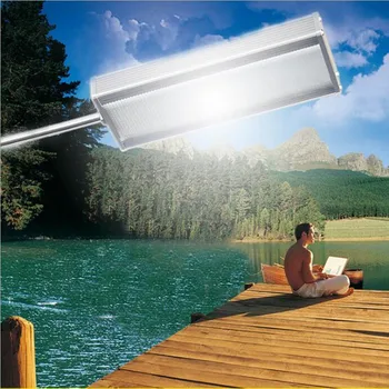 

Solar Street Light Motion Sensor Security 48 LED Lamp With 3000mAh Battery Super Bright Street Path Light