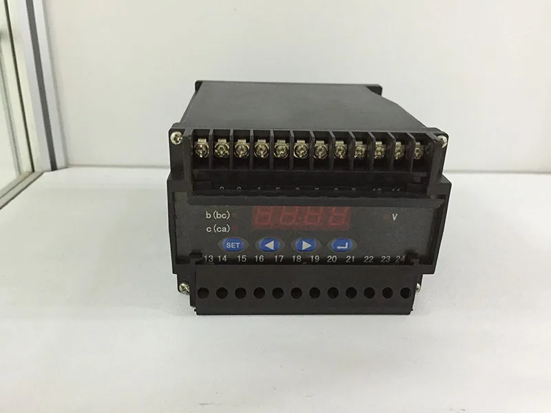 4-20mA преобразователь тока Din Ампер конвертер светодио дный дисплей AC 5A 3 фазы Ампер передатчик с 3 способами 4-20mA DC Выход