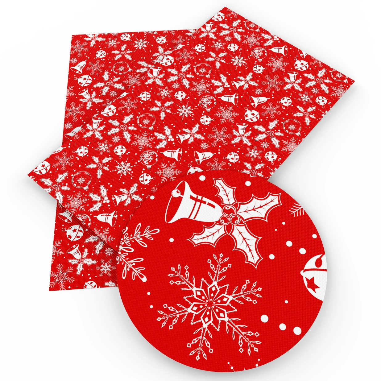 

david angie 20*34cm Halloween Christmas Faux Artificial Synthetic Leather,DIY Sewing Fabric for Garment Knotbow Bags,1Yc4540