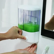 Всасывающая настенная пластиковая жидкая машина для мыльных пузырей кухня ванная комната Ручная стирка жидкого мыла диспенсер