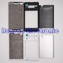 Baansam ЖК-дисплей держатель передняя рамка Ближний Батарея задняя крышка для lenovo P780 Корпус чехол с Камера объектив+ 3 М клей