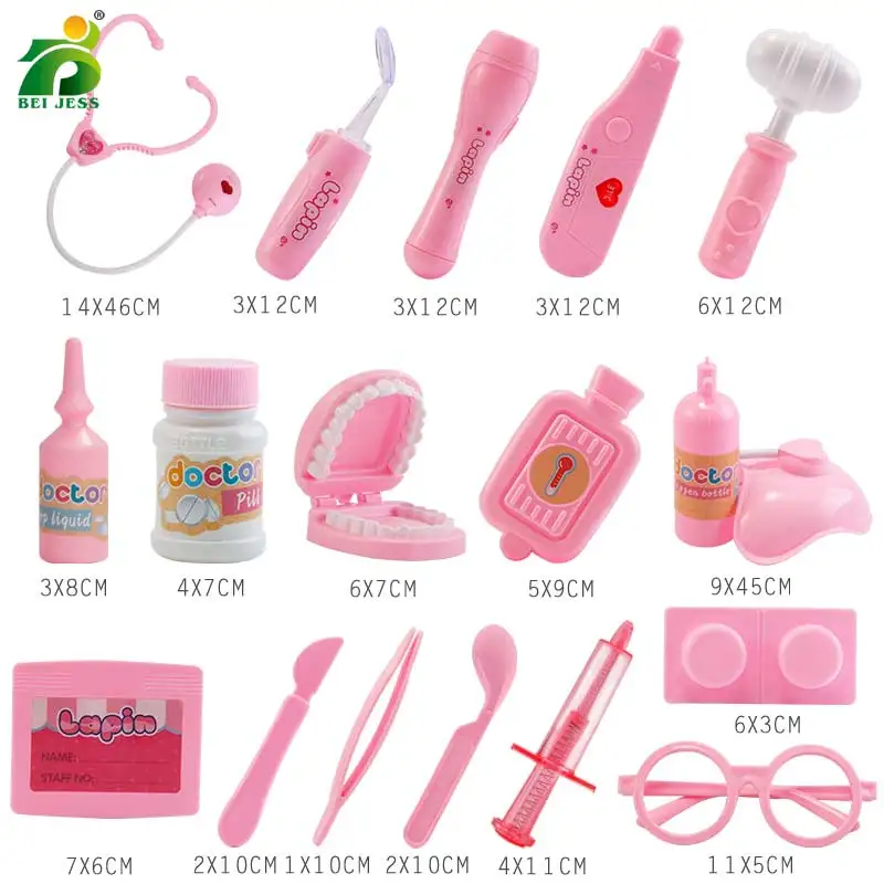 Ceny 22 44 sztuk zestawów dziewczyny do odgrywania ról lekarz klasyczna medycyna symulacja udawaj zagraj w odzież medyczna zabawka dla dzieci prezent