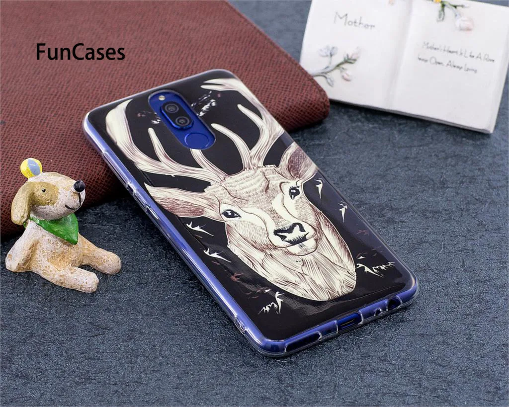 Светящийся чехол для huawei Nova 2i RNE L21 L22 L02 силиконовый мягкий телефона из ТПУ по Nova2i