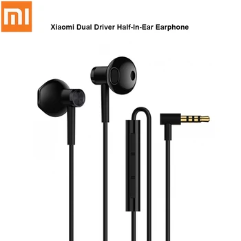 

Xiaomi Dual Drivers half-In-ear Earphone with Microphone Line Control Headphone for Computer Mobile phone BRE01JY