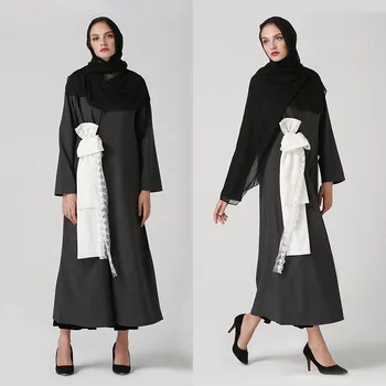 

Women Malaysia Jilbab Djellaba Robe Musulmane MyBatua Abaya with Hijab Jilbab Islamic Clothing Maxi Muslim Dress BurqaY58