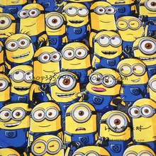 140*100 см, Миньоны, милый ребенок, Миньоны, хлопчатобумажная ткань для шитья, сделай сам, ручной работы, материал, домашний текстиль, пэчворк для сумки