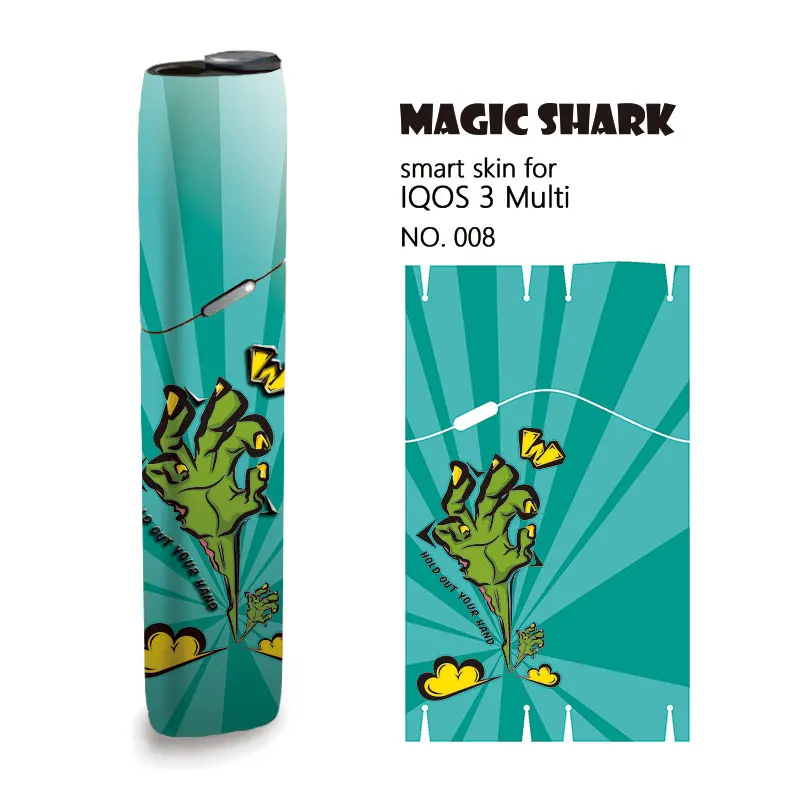 Защитная пленка Magic Shark Tombstone Zombie Ghost клейкая для IQOS 3 многослойный Чехол из ПВХ