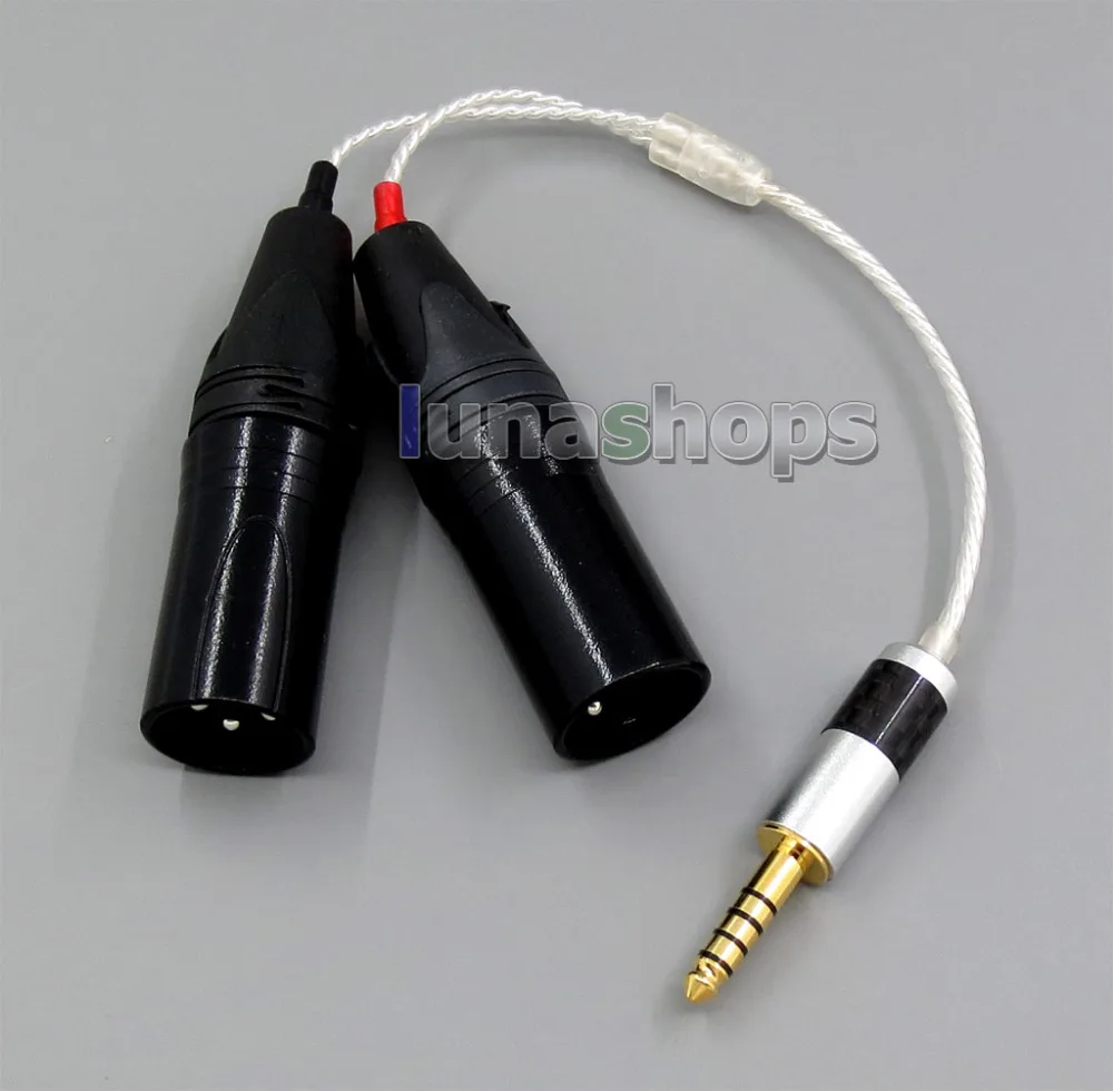 3pin XLR Male Audio Silver Cable 