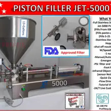 JET5000 лосьон крем-шампунь наполнитель медовый соус-паста арахисовая маслозаливочная машина Пневматический полуавтоматический Поршень с одной головкой