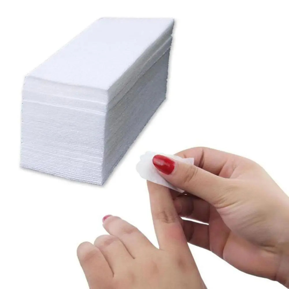 325 pcs Lint Free Nail Art Gel Polish Remover Cotton Pad Nail Wipe Tool
