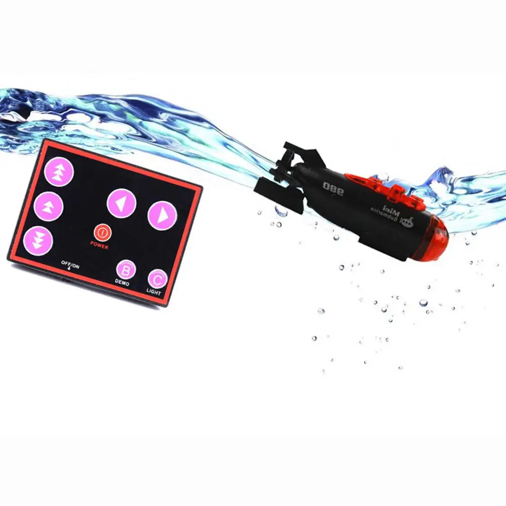 Small Mini Remote Submarine Remote Control Boat Water Toy Diving Toy For Kids Fish Bowl Toys Fish Tank Decors Rc Submarine