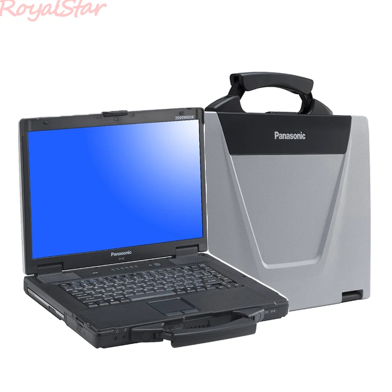 

Laptop CF52 for Diagnosis Military Quality Waterproof Notebook for MB STAR C4 C5 for Vocom with P8400 CPU 4GB RAM car accessorie
