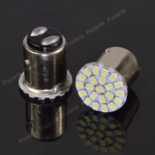 100 шт./лот Автомобильные светодиодные лампы P21/5 Вт 1157 BAY15D 22 smd Led 1206 22led 22SMD стоп-сигнал поворот сигнал заднего света DC 12 V