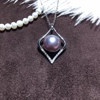 

Wholesale 925 Sterling Silver Pendant Component Findings Set Women's Parts for Oyster Edison Pearl Coral Jade Beads Stones