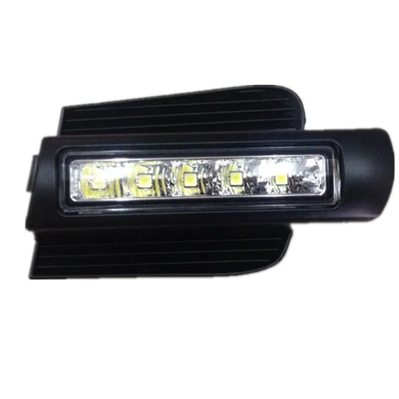 LED Daytime Running Light for Toyota Prado 120 LC120 GRJ120 2003~2009 Fog lamp drl bumper light accessories parts
