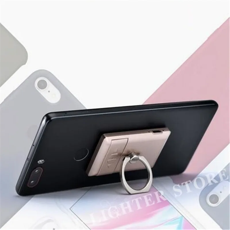 Портативное кольцо мобильный кронштейн USB Электронная Зажигалка Ветрозащитная