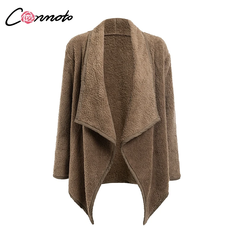 Conmoto Женский свободный кардиган женское пальто из искусственного меха