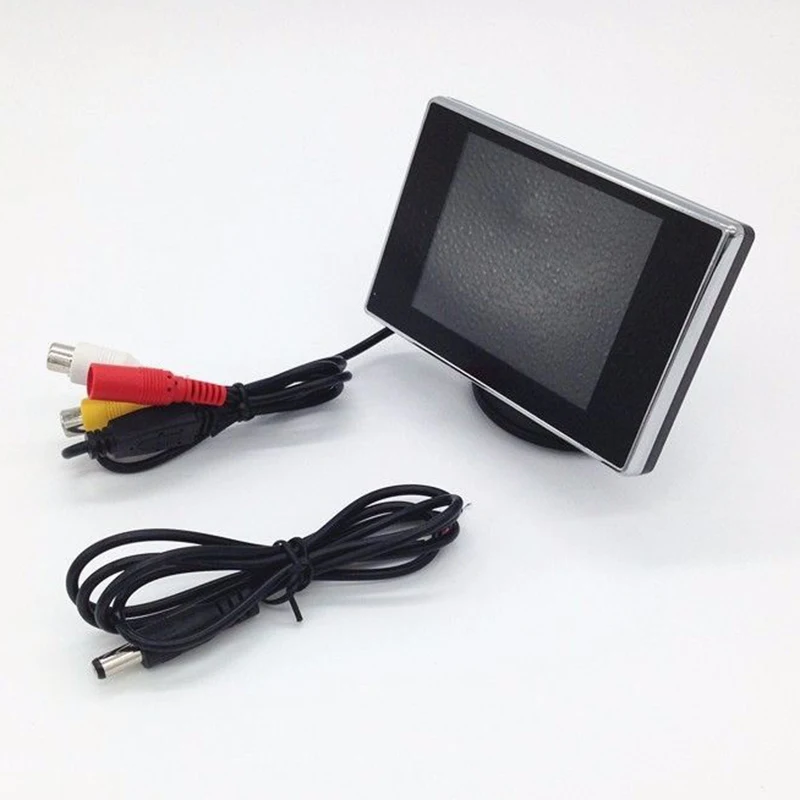 3.5 Inch Car Monitor Display Screen Car Reverse Backup Parking Monitor (5)
