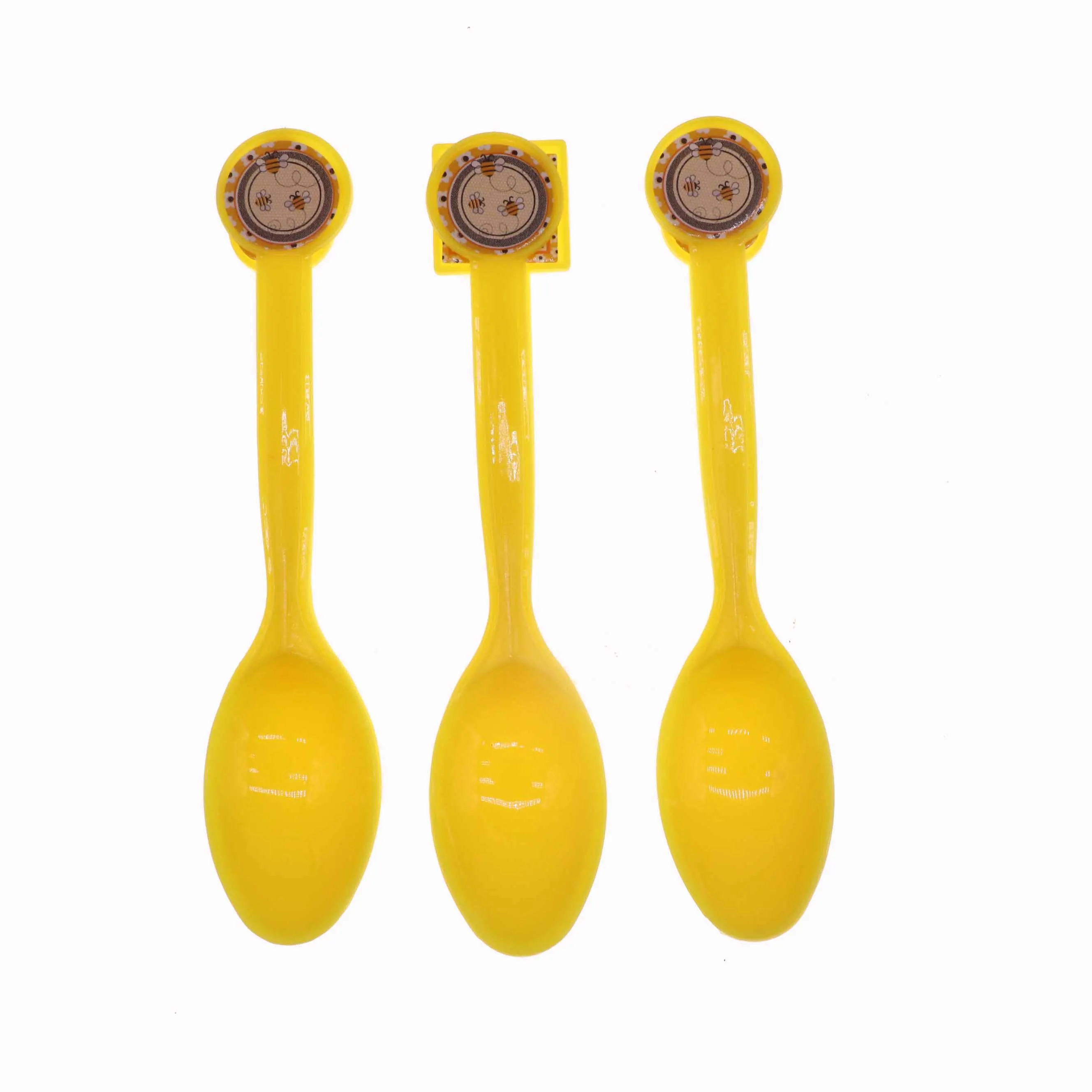 Spoon10pcs Вечерние украшения пчелы, ревень, мед, пчела, одноразовые столовые приборы, набор для детского дня рождения, вечеринки, свадьбы, украшения, Детские Банные принадлежности - Цвет: Spoon10pcs
