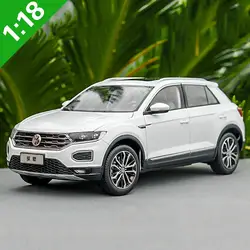 Изысканный подарок 1:18 T-ROC2018 внедорожный внедорожник сплав модель автомобиля, высокая литая модель металла Расширенная Коллекция Модель