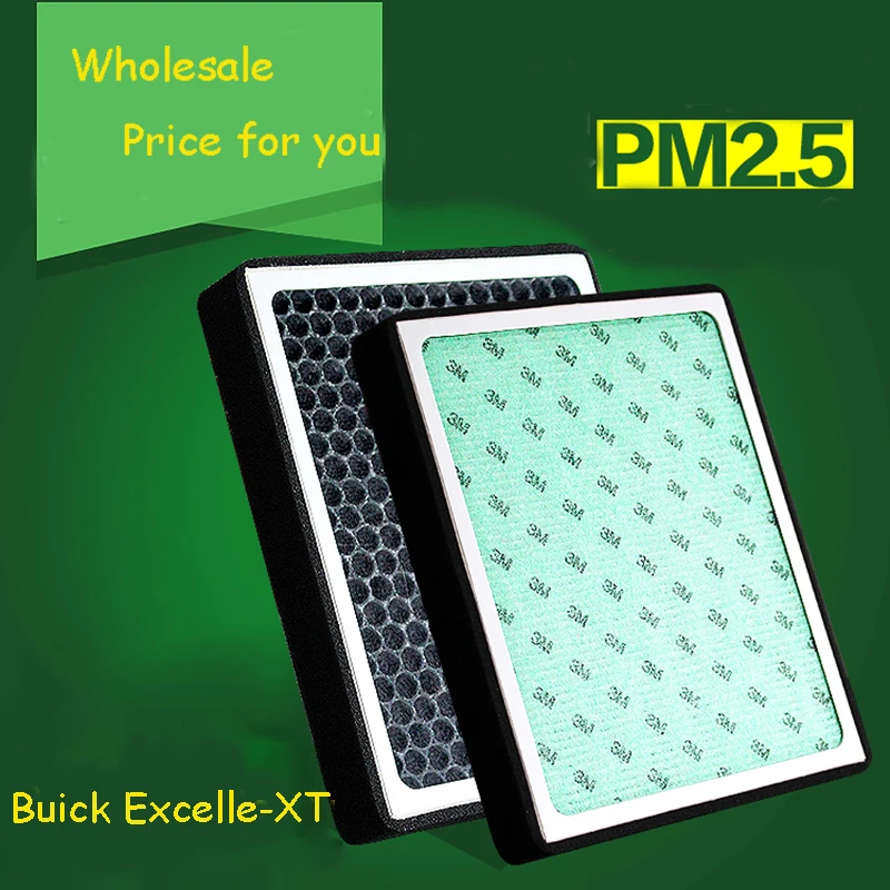 

1pcs High Quality Actived Carbon Heap Filter For Buick Excelle-XT Car Air Conditioner Air Purifier