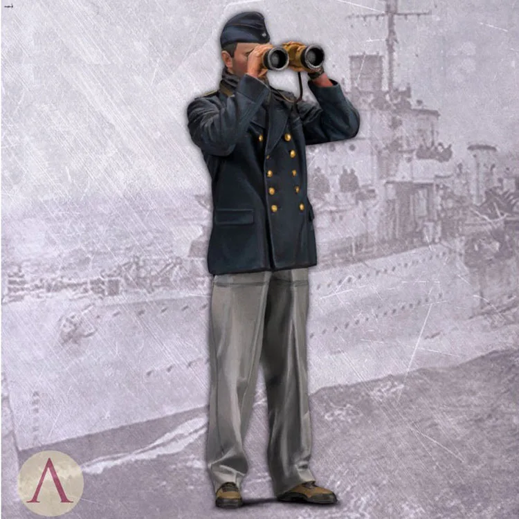 1/35 масштаб Неокрашенная фигурка из смолы u лодка обозреватель B Коллекционная