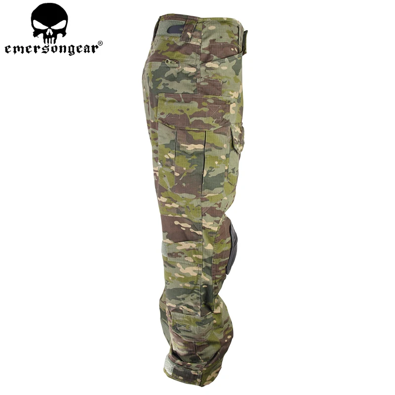 Боевые штаны EMERSONGEAR тактические с наколенниками для страйкбола кемпинга пешего
