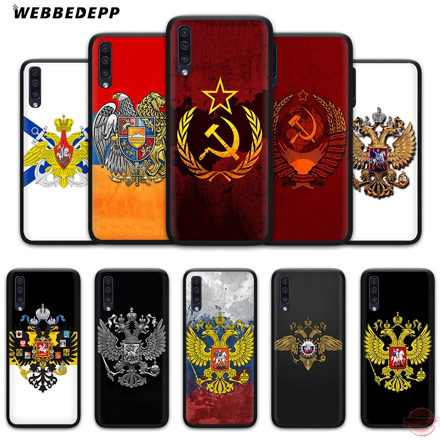 

WEBBEDEPP Armenia russia Flag coat of arms Soft Phone Case for Samsung A50s A40s A30s A20s A10s A60 A70 M10 M20 M30 M40 Cases