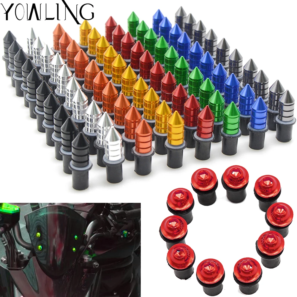 

High Quality Motorcycle Accessories M5 5mm Windscreen Windshield Bolts Screw Kit For HONDA CBR1100XX CBR 1100 XX 1996-2007 98 99