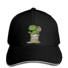 Мужская бейсболка с принтом Oscar the Grouch Scram, Женская Бейсболка