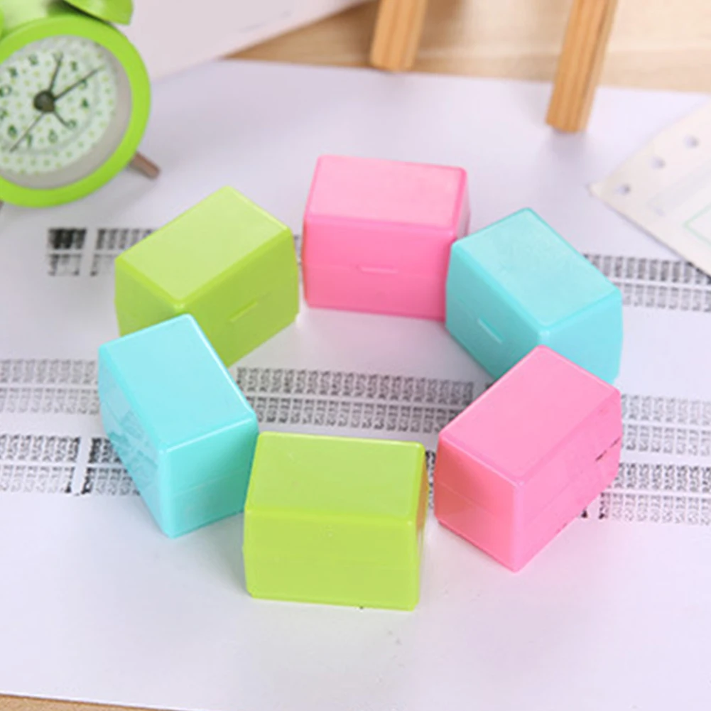 

Messy Code ID Guard Mini Roller Stamp Self-inking Privacy Protection Stamp