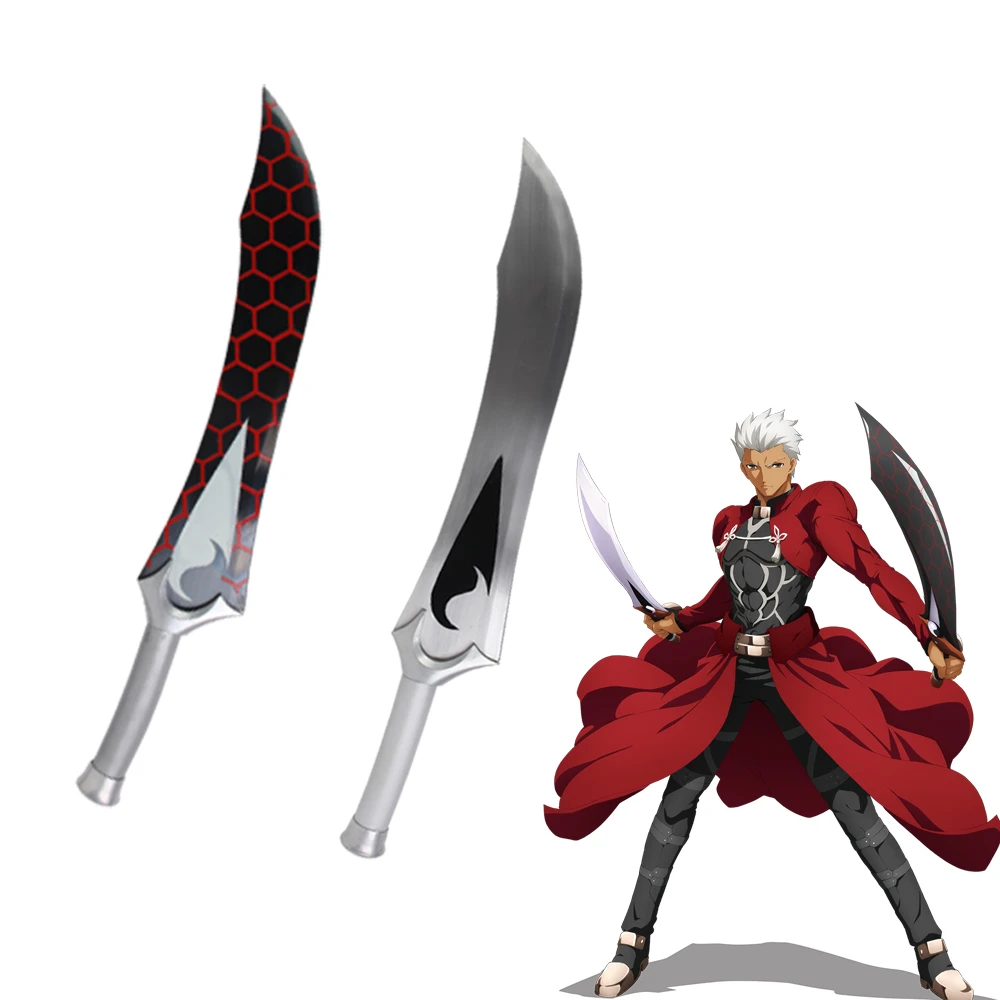 Fate Stay Night Fate Grand Order Archer Emiya Japanese Anime Game Cosplay Carbon Steel Sword Swords Aliexpress