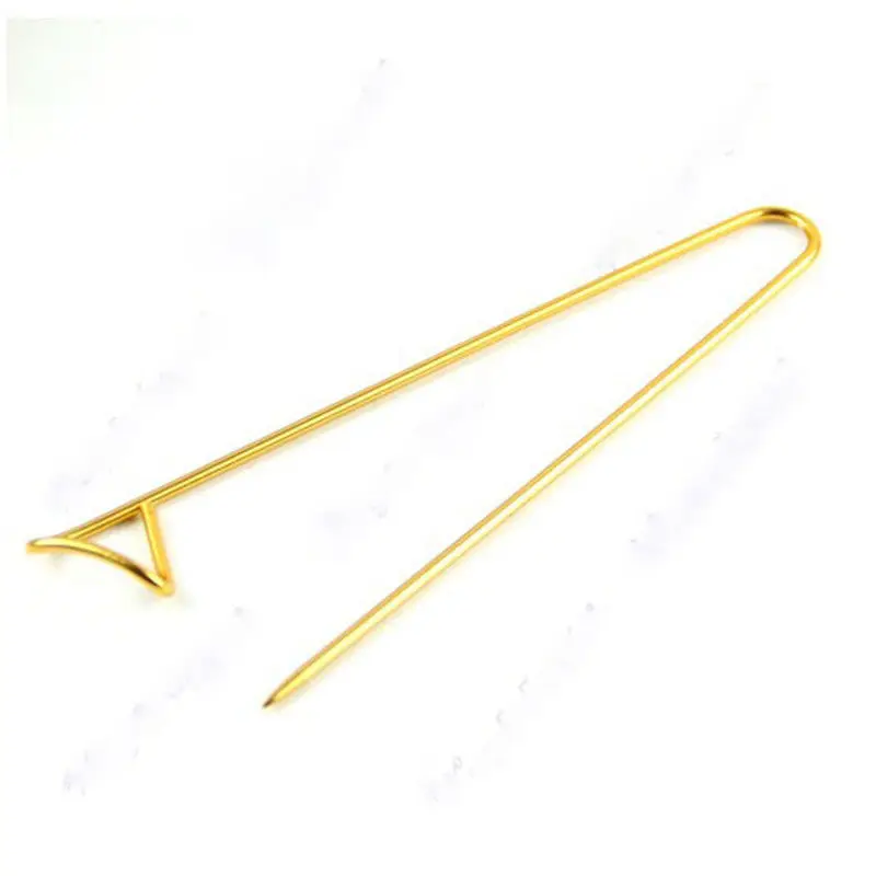 Хорошее Золотое алюминиевое вязание крючком Вязание спицы держатель петли вязание L/M/S