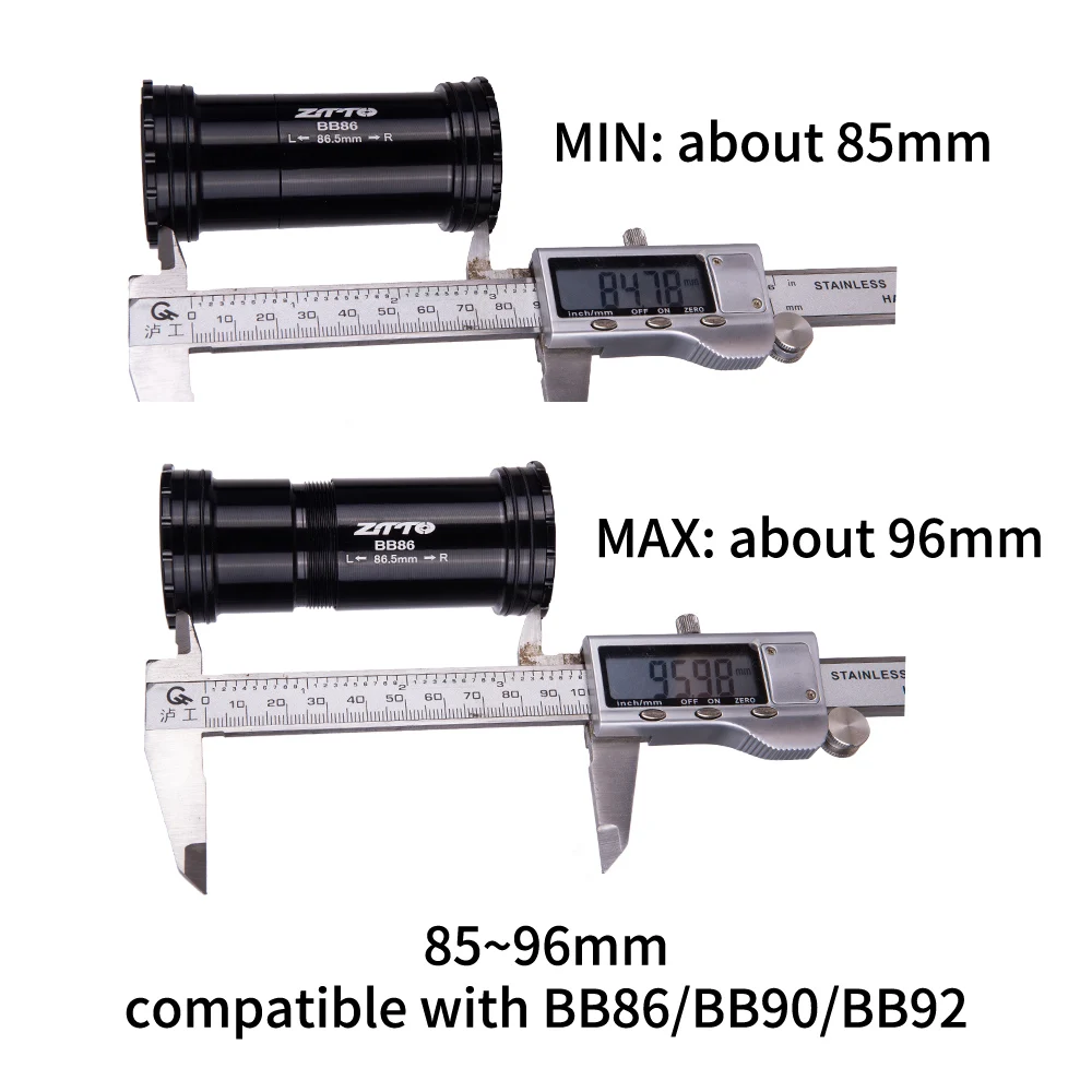 ZTTO BB86 24 мм BB92 BB90 пресс подходят нижние кронштейны резьбовой замок для дорожного велосипеда горный велосипед 24 вала коленчатая цепь
