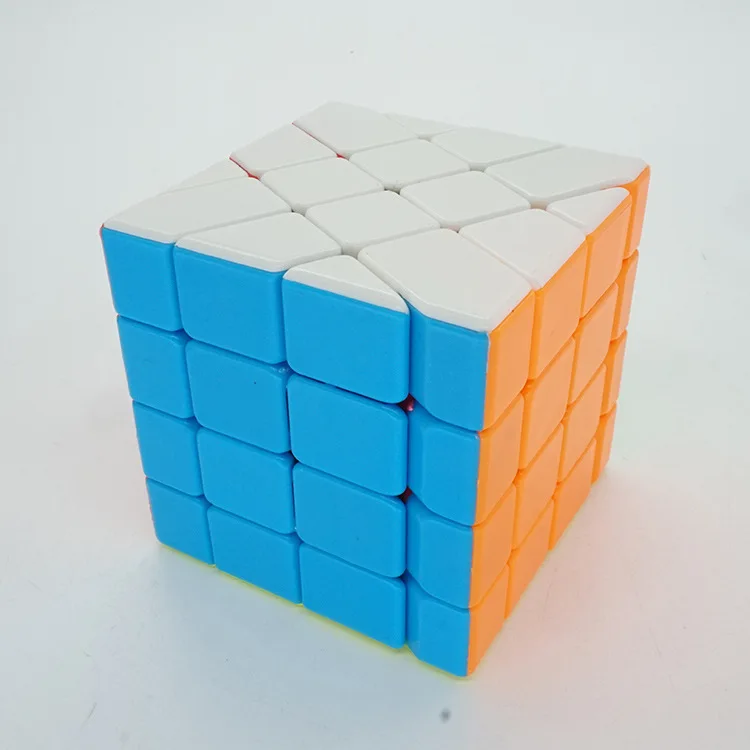 Fanxin Hot-wheel волшебный куб 4x4x4 Hot Transfer Puzzle Cube Интеллектуальные Игрушки для соревнований вызов-красочные