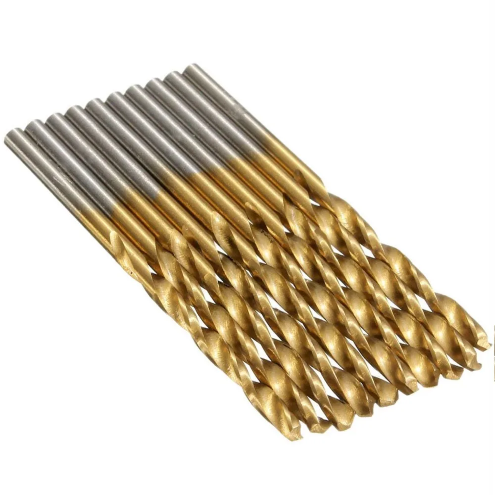 50Pcs Titanium Coated Drill Bits HSS High Speed Steel Cobalt Drill Bits Set Shank Tool High Quality Power Tools Hole Cutter Tool 50Pcs Titanium Coated Drill Bits HSS High Speed Steel Cobalt Drill Bits Set Shank Tool High Quality Power Tools Hole Cutter Tool