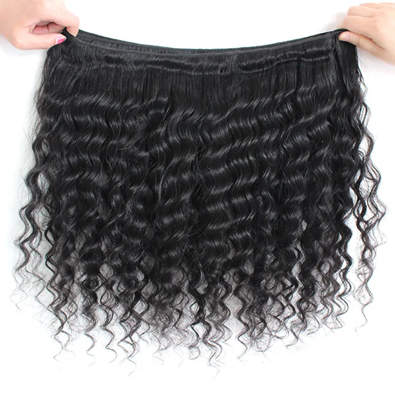 Meetu Indian Deep Wave Bundles with Frontal 2 Bundles with Frontal Non Remy Human Hair Pre Plucked 360 Lace Frontal with Bundle Meetu Indian Deep Wave Bundles with Frontal 2 Bundles with Frontal Non Remy Human Hair Pre Plucked 360 Lace Frontal with Bundle