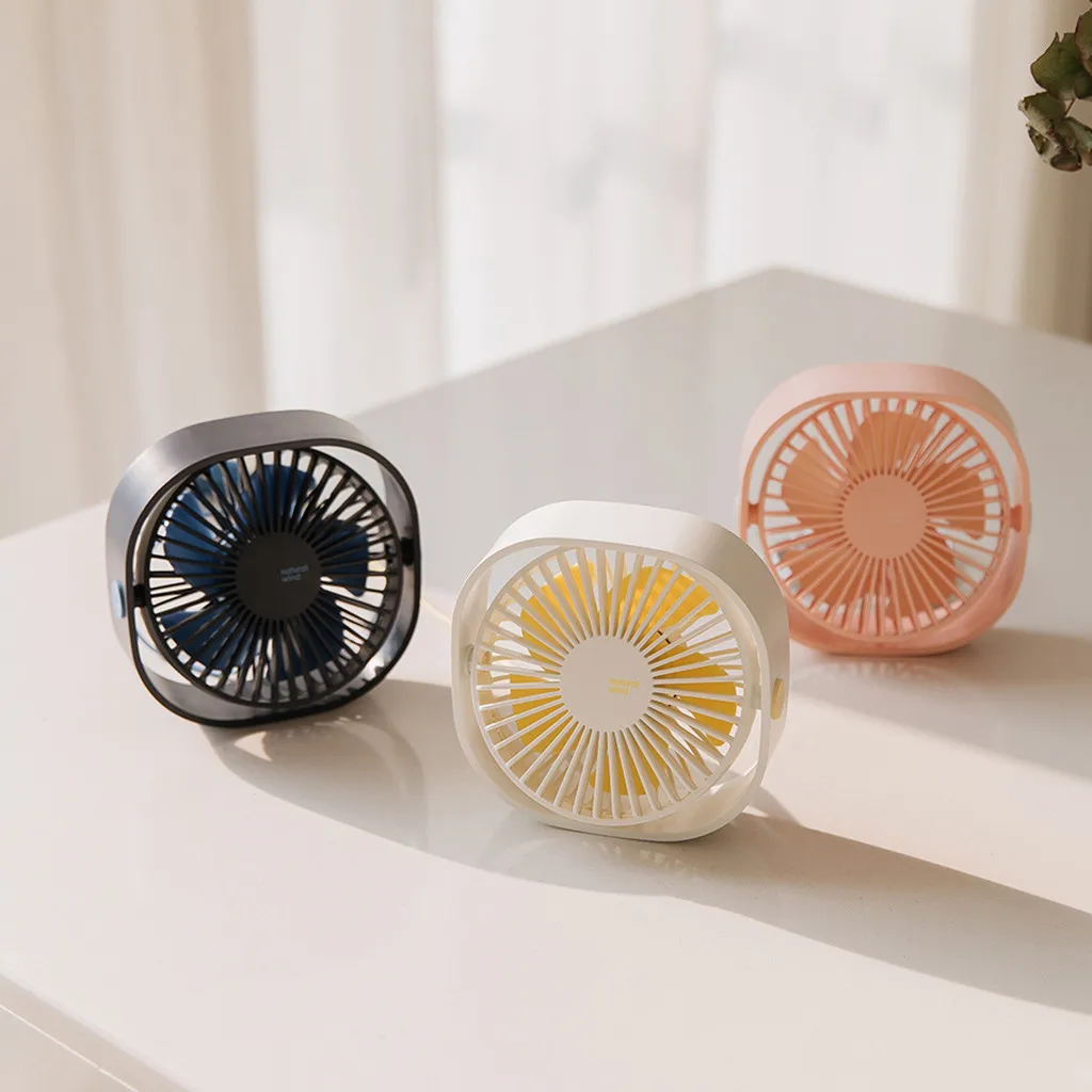 

Portable Fan USB Mini Electric Fan Quiet Operation Fan 3-Speed Wind Adjustable Variable speed can be rotated 360 degrees new 425