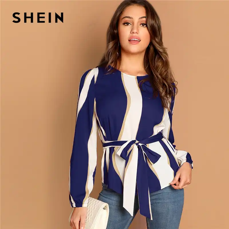 blusas a rayas modernas