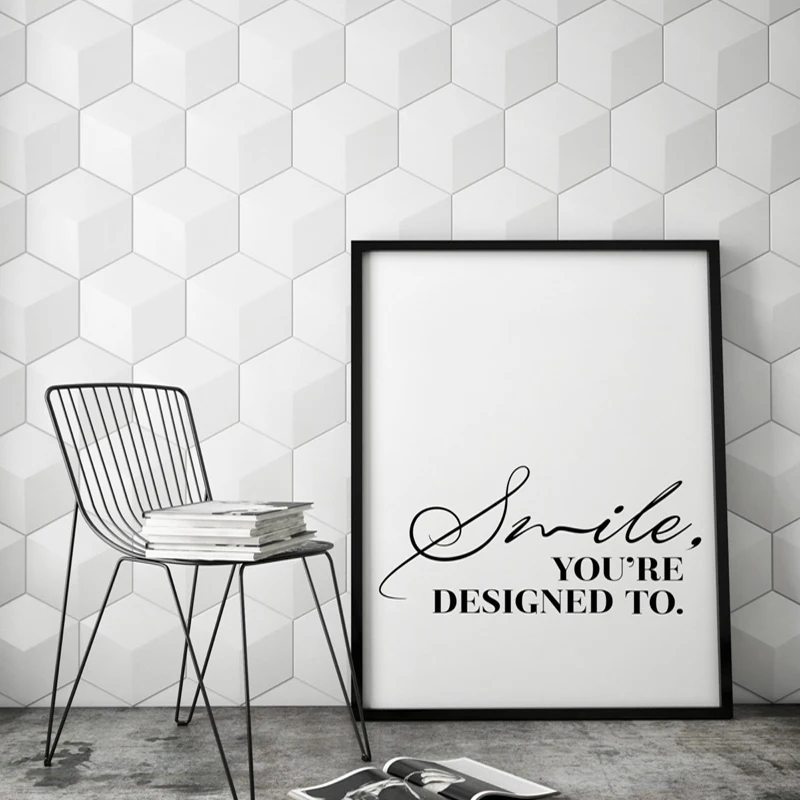 Картина на холсте Smile You черно белая вдохновляющая фотография|art print|wall art printart painting