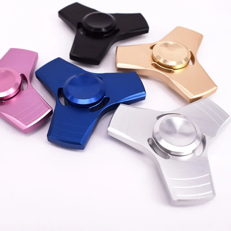 

Rosiky Creative Fidget Spinner Hand Spinner Desk Anti Stress Finger Spin Spinning Top EDC Sensory Aluminum alloy Toy