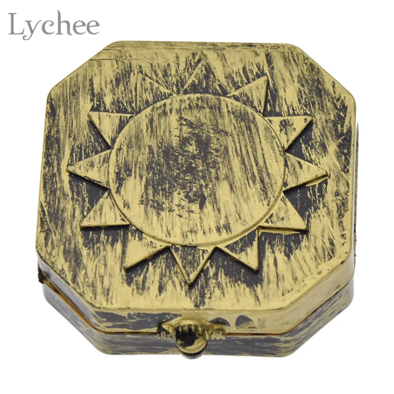 Lychee Halloween Cosplay Pirate Compass Fake Compass Halloween Captain Costume Cosplay Party Decoration Supplies