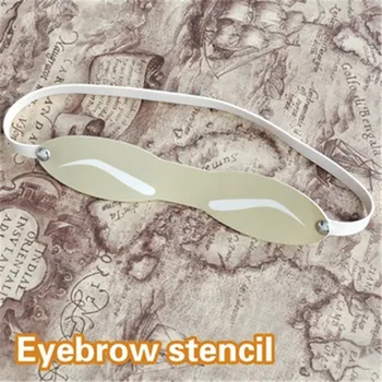 

10Pcs/Lot Eyebrow Stencil Senior leather embroidering eyebrow tattoo practise skin Free Shipping