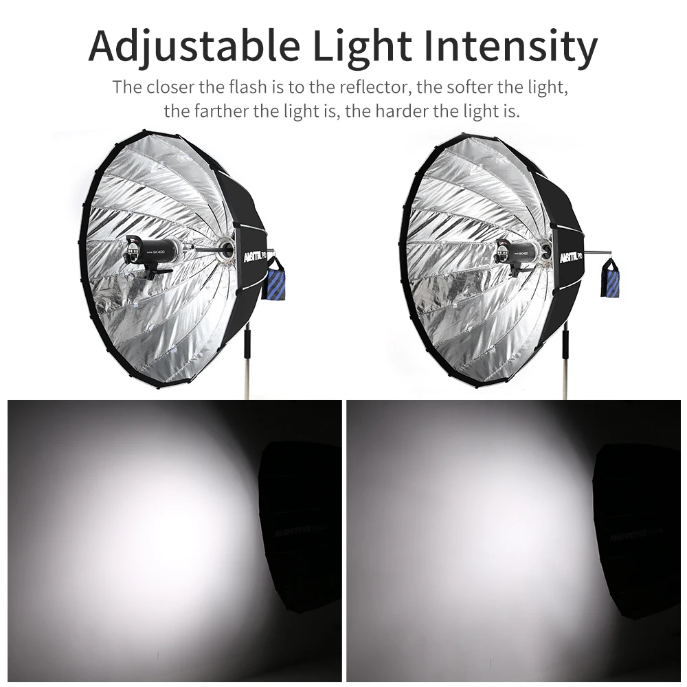 Выдвижной кронштейн адаптер AMBITFUL для вспышки Bowens Softbox Reflector Elinchrom Profoto|Аксессуары