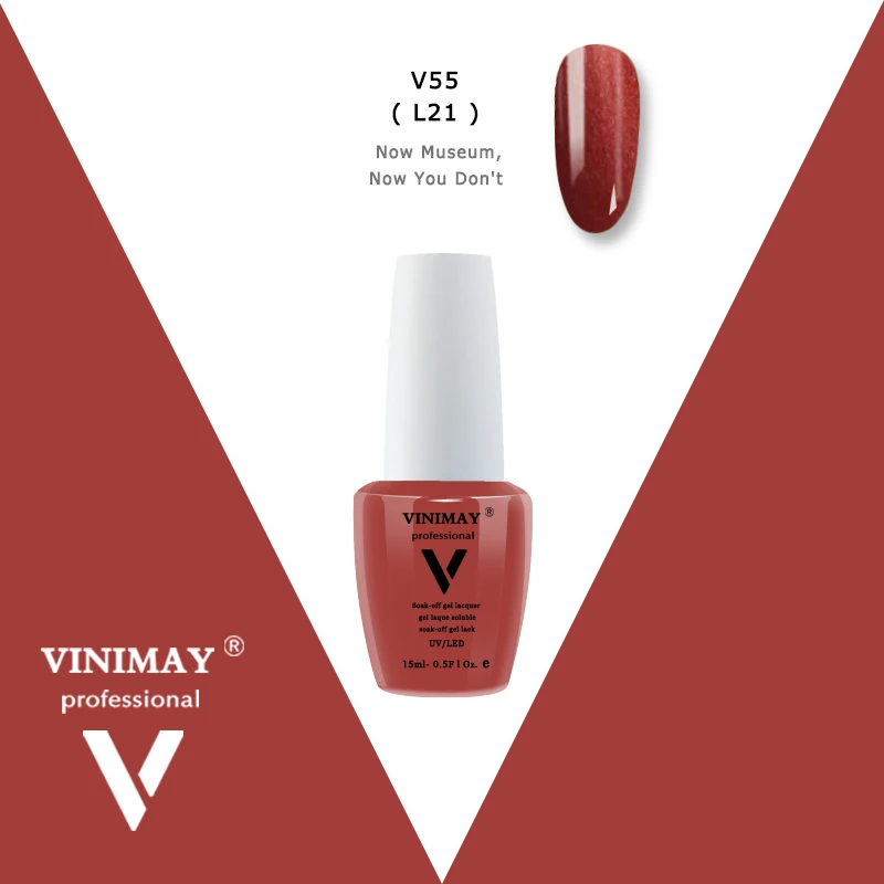 VINIMAY, Новое поступление, гель лак, УФ-гель для ногтей, Гель-лак Vernis, гель Nagellak, Гель-лак для замачивания, Гель-лак, праймер для ногтей, 15 мл - Цвет: V55